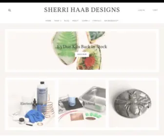 Sherrihaab.com(Sherri Haab Designs) Screenshot
