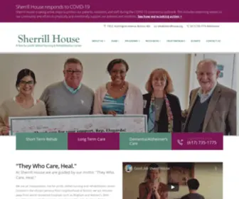 Sherrillhouse.org(Short Term Care Rehabilitation Center) Screenshot