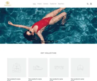 Sherry007.com(High Cut Letter Print One Piece Swimsuit) Screenshot