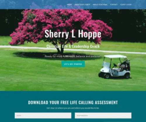 Sherrylhoppe.com(Coaching for Your Success) Screenshot