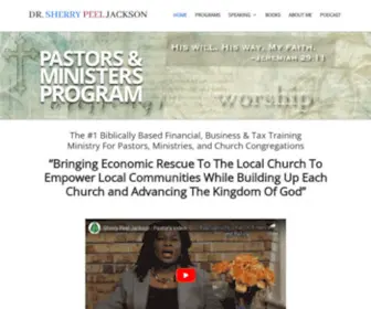 Sherrypeeljackson.org(Sherry Peel Jackson) Screenshot