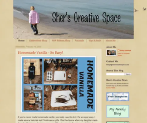 Sherscreativespace.com(Sher's Creative Space) Screenshot