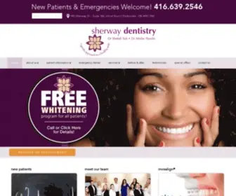 Sherwaydentistry.com(Dr. Shefali Tuli) Screenshot