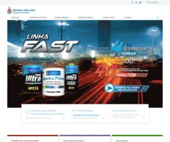 Sherwin-Auto.com.br(Automotive Finishes) Screenshot