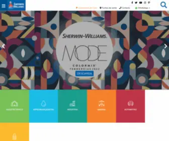 Sherwinca.com(Sherwin Williams de Centro América) Screenshot
