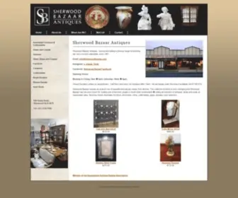 Sherwoodbazaar.com(Sherwood Bazaar Antiques) Screenshot