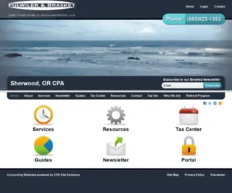 SherwoodcPas.com(Take a look at our Home page. Fulwiler & Brasket CPAs) Screenshot