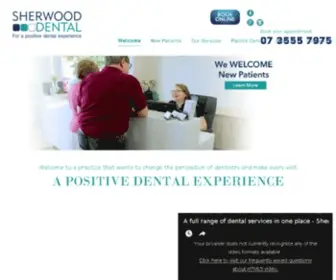 Sherwooddental.com.au(Brisbane Dental Clinic) Screenshot