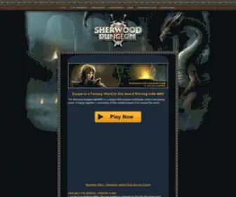 Sherwooddungeon.com(Free MMORPG at Maidmarian.com) Screenshot