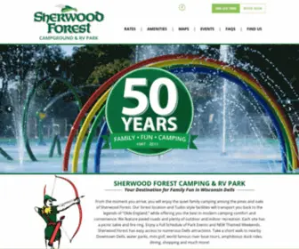Sherwoodforestcamping.com(Sherwood Forest Camping and RV Park) Screenshot