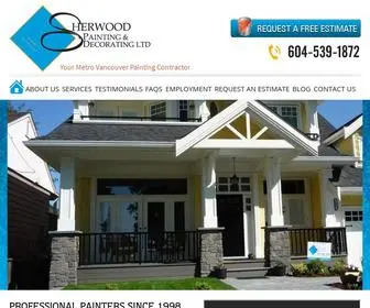 Sherwoodpainting.com(Vancouver Painting Contractor) Screenshot