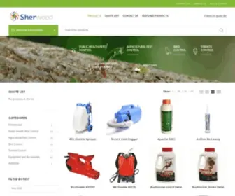 Sherwoodpst.com(Sherwood Pesticide Trading) Screenshot