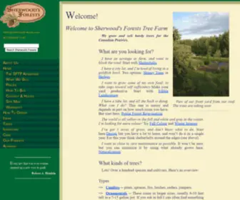 Sherwoods-Forests.com(Hardy trees for the prairies) Screenshot