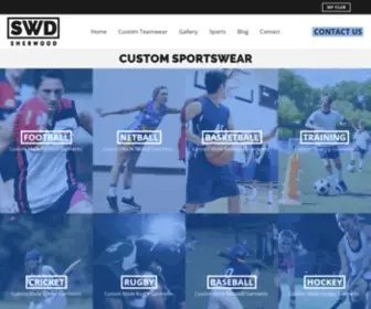 Sherwoodsportswear.com.au(Sherwood Sportswear) Screenshot