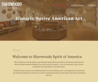 Sherwoodsspirit.com(Sherwoods American Indian Art and Artifacts) Screenshot