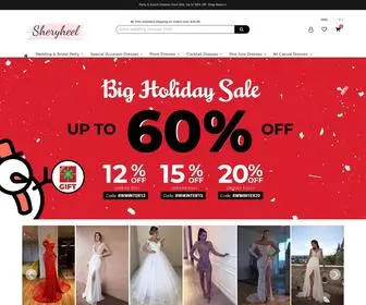 Sheryheel.com(Cheap Wedding Dresses) Screenshot