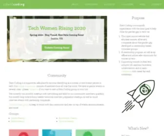 Shescoding.org(She&#039;s Coding) Screenshot