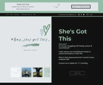 Shesgotthis.org(Mindset Coaching) Screenshot