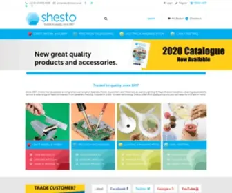 Shesto.co.uk(Suppliers of Specialist Tools...Worldwide) Screenshot