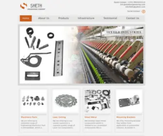 Shethengineering.com(SHETH ENGINEERING COMPANY) Screenshot