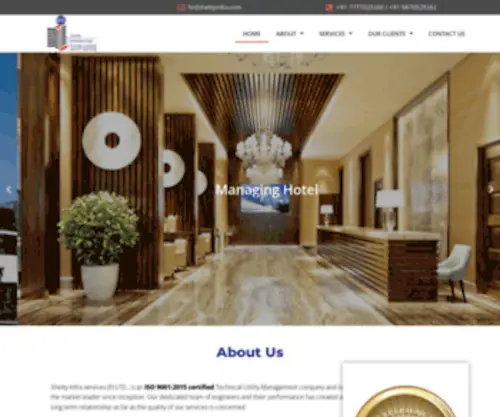 Shettyinfra.com(Shetty Infra Services (P)) Screenshot