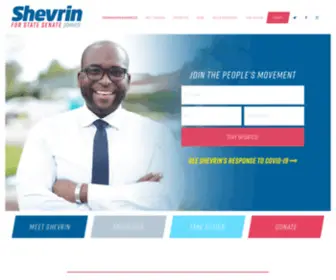 Shevrinjones.com(Shevrin Jones) Screenshot