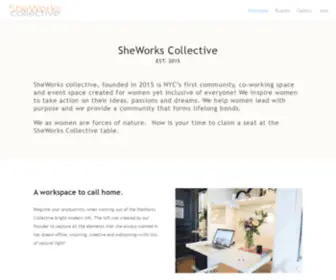 Sheworkscollective.com(Welcome) Screenshot