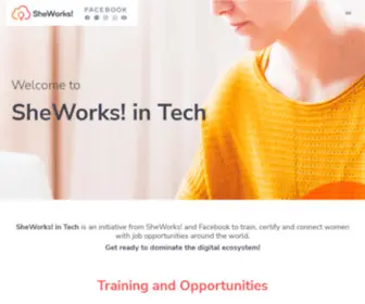 Sheworksintech.com(SheWorks in Tech) Screenshot