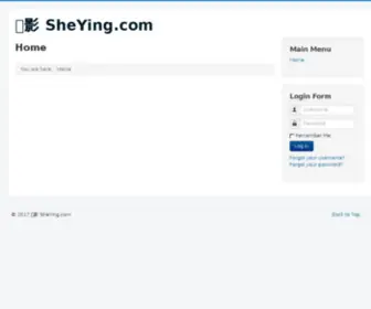 Sheying.com(Web hosting) Screenshot