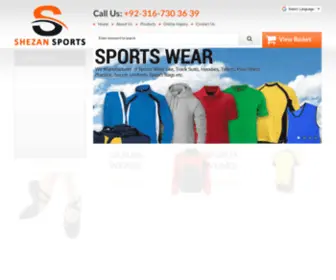 Shezansports.com(Shezan Sports) Screenshot