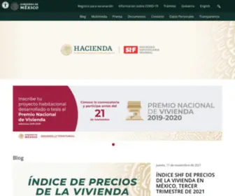 SHF.gob.mx(SHF) Screenshot