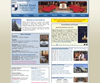 SHgparish.org(Sacred Heart Parish) Screenshot