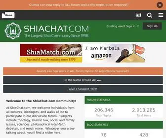 Shiachat.com(A platform to discuss various issues with the Shia community. Inc) Screenshot