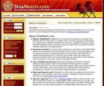 Shiamatch.com(Shia Match) Screenshot