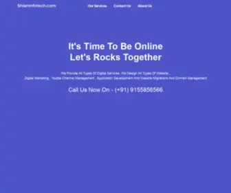 Shianinfotech.com(Cheapest Website Design In Patna) Screenshot