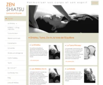 Shiatsu-Lroyne.fr(Zen Shiatsu à Nantes) Screenshot