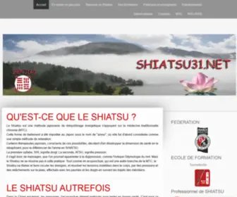 Shiatsu31.net(Site de shiatsu31 Vous désirez recevoir un Shiatsu) Screenshot