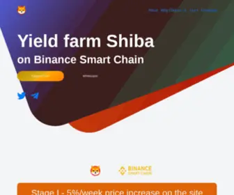 Shiba.limited(Yield farm shiba on binance smart chain) Screenshot