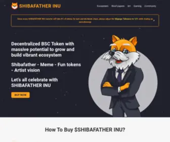 Shibafathertoken.com(SHIBAFATHER INU) Screenshot