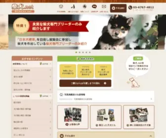 Shibainu-Shop.net(ブリーダー) Screenshot