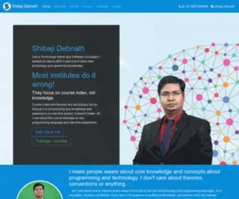 Shibajidebnath.com(15 Years Of Experienced Fullstack Developer And Mentor) Screenshot