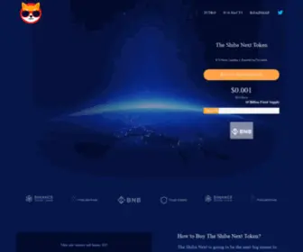 Shibanext.com(Shiba Next Token) Screenshot