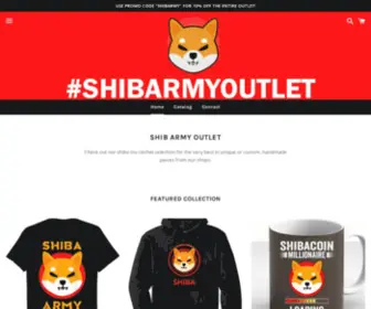 Shibarmyoutlet.com(Largest SHIB INU Coin Online Outlet Shop) Screenshot