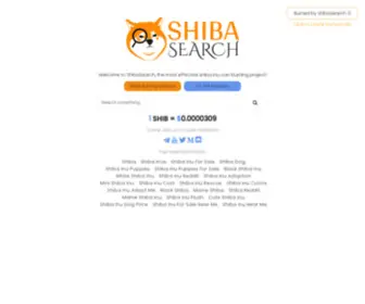 Shibasearch.com(Shiba inu coin) Screenshot