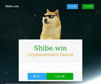 Shibe.win(Cryptocurrency) Screenshot