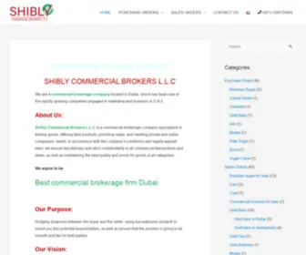 Shiblytrading.com(Shibly Commercial Brokers L.L.C) Screenshot