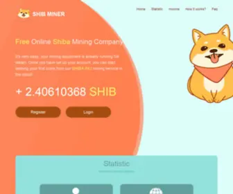 Shibminer.com(It's very easy) Screenshot