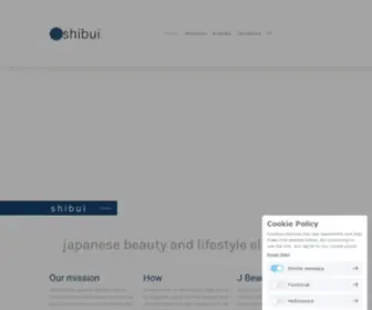 Shibui-Italia.it(Shibui-home english) Screenshot
