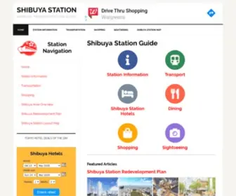 Shibuyastation.com(Shibuya Transportation Guide) Screenshot