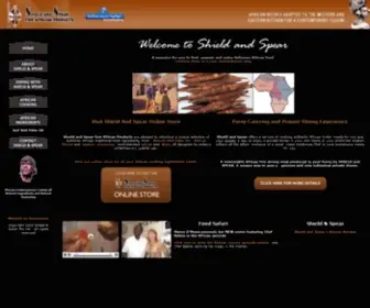 Shieldandspear.com.au(Traditional African Food) Screenshot